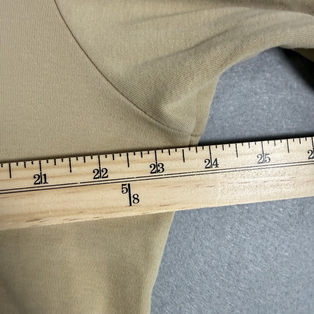Vintage Polo Ralph Lauren Mens Polo Shirt M Tan Cotton Crest Logo Short Sleeve - Picture 9 of 13